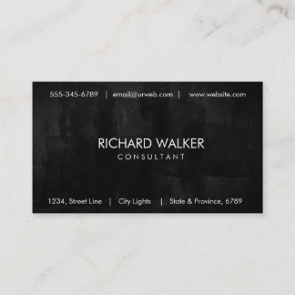 Chalkboard Black Board Elegant Modern Professional Business Card