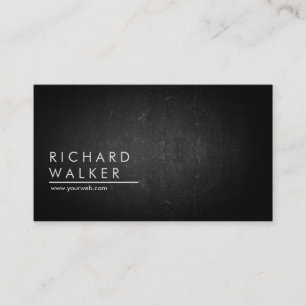 Chalkboard Black board Professional Modern Elegant Business Card
