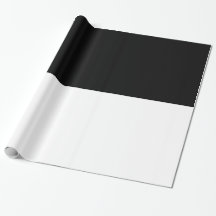 Chalkboard - Black / White Wrapping Paper