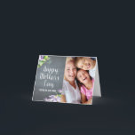 Chalkboard BloomMothers Day Photo Card<br><div class="desc">Make her feel loved with this sweet Mother's Day card from Berry Berry Sweet.</div>