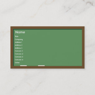 Chalkboard - Business Business Card