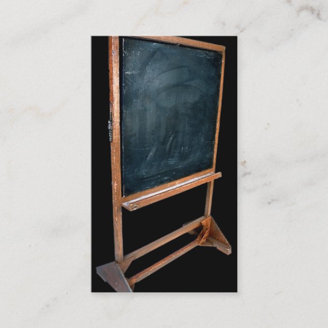 Chalkboard Business Card (Front)
