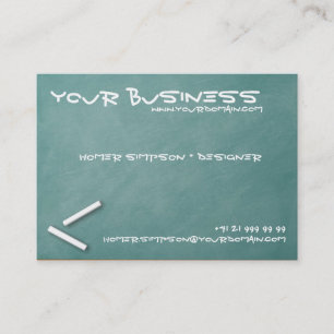 Chalkboard Business Card
