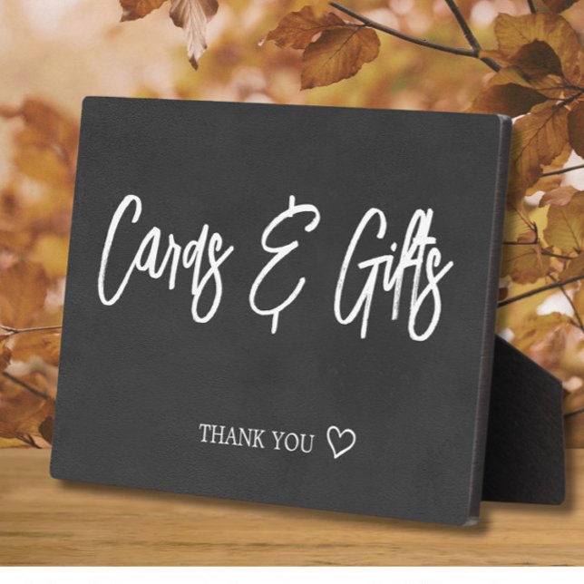 Chalkboard Cards and Gifts sign Tabletop Plaque  (Creator Uploaded)