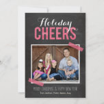 Chalkboard Cheers Holiday Photo Cards<br><div class="desc">Celebrate the season with this modern and stylish holiday card from Berry Berry Sweet.</div>