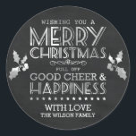 Chalkboard Christmas Gift Stickers / Labels<br><div class="desc">The festive season is now upon us. We've created some stylish labels to personalise your Christmas gifts this year that are sure to impress your friends and family. These labels would look great on handmade Christmas gifts, baking, fudges and treat bags, chutneys or even a regular shop-bought present. Let your...</div>