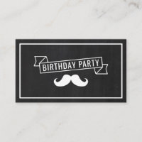 Chalkboard Circus Poster, Kid's Birthday Party