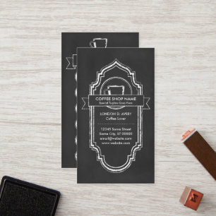 CHALKBOARD coffee loyalty program Card