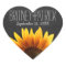 Chalkboard Country Rustic Sunflower Wedding Favour