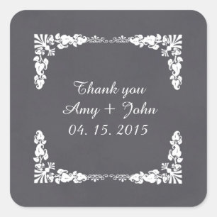 Chalkboard damask favour tags save the date deco3