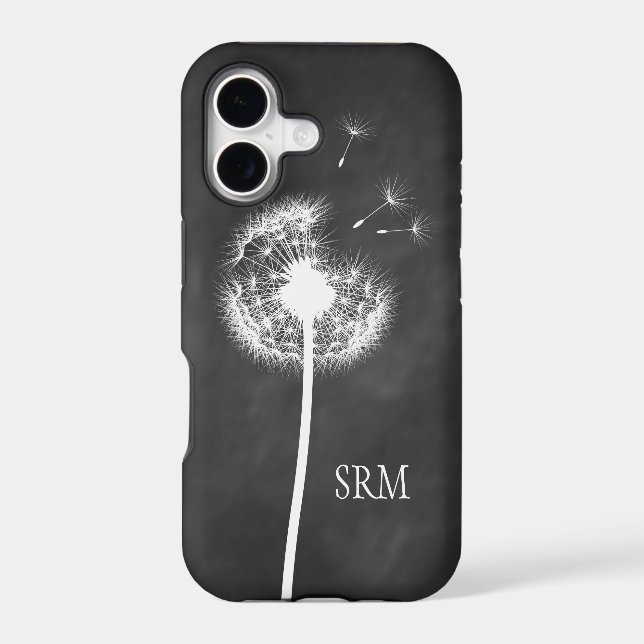 Chalkboard Dandelion iPhone 5 Case (Back)