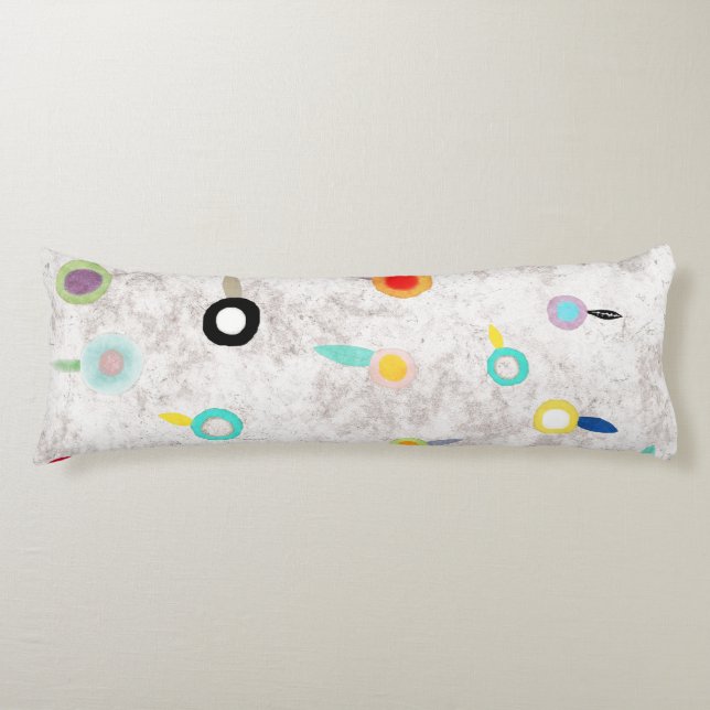 Chalkboard Designer Boho Wedding Body Cushion (Front)
