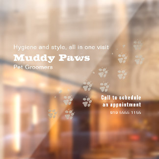 Chalkboard Dog Grooming Services