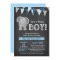 Chalkboard Elephant Boy Baby Shower Invitations
