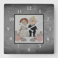 Chalkboard Family custom photo collage