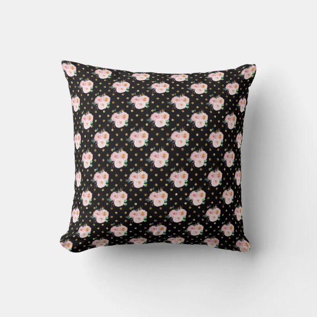 Chalkboard Floral Cushion (Front)