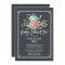 Chalkboard Floral Tea Party Neutral Baby Shower