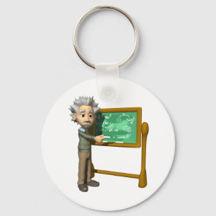 Chalkboard Genius Key Ring