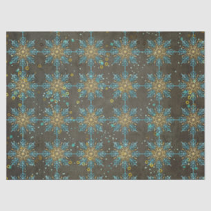 Chalkboard Gold Silver Stars Constellation Sky Tissue Paper