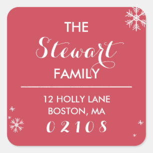 Chalkboard Greetings Collection Square Sticker