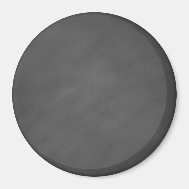 Chalkboard Grey Background Grey Chalk Board Black Magnet (Front)