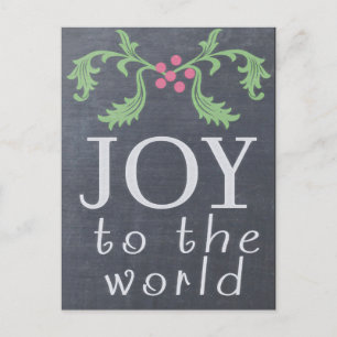 CHALKBOARD LOOK Christmas Card