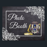 Chalkboard Look Wedding Photo Booth Poster<br><div class="desc">Chalkboard Look Wedding Photo Booth Poster</div>