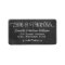 Chalkboard Love and Thanks Wedding Address