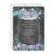 Chalkboard Mason Jar Purple Floral Bridal Shower