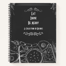 Chalkboard Menu Recipe Journal