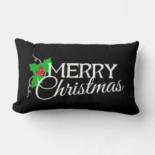 Chalkboard Merry Christmas Pillow