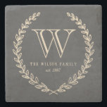 Chalkboard Monogram<br><div class="desc">Back and ivory chalkboard style monogram design by Shelby Allison.</div>