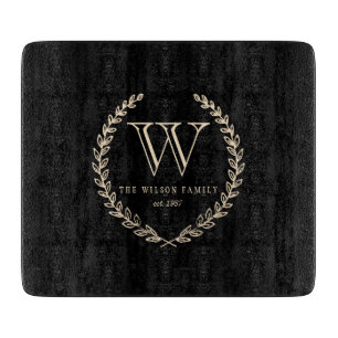 Chalkboard Monogram Cutting Board