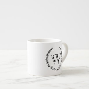 Chalkboard Monogram Espresso Cup