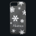 Chalkboard Monogram iPhone 7 Case<br><div class="desc">A rustic monogram or name accents this chalkboard iPhone 7 case.</div>