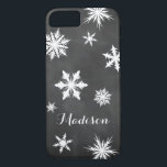 Chalkboard Monogram iPhone 7 Case<br><div class="desc">A rustic monogram or name accents this chalkboard iPhone 7 case.</div>