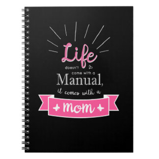 "Chalkboard" Notebook with a Quote for Mum