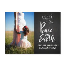Chalkboard | Peace On Earth | Typography Photo