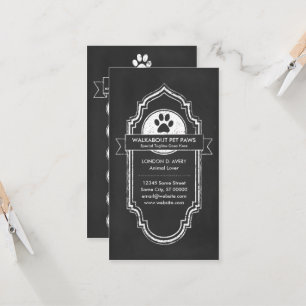 CHALKBOARD pet paw loyalty program