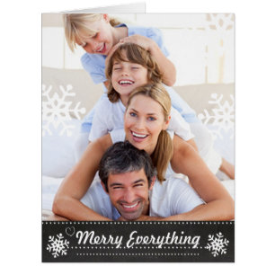Chalkboard Photo Extra Large Christmas
