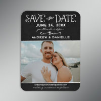Chalkboard Photo Panel Save the Date