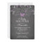 Chalkboard  Purple Butterfly Girl Baby Shower