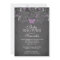Chalkboard  Purple Butterfly Girl Baby Shower