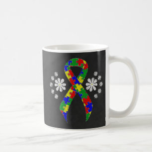 Chalkboard Puzzle Ribbon Coffee Mug