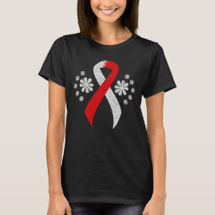 Chalkboard Red and White Ribbon T-Shirt