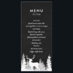 Chalkboard Reindeer Christmas Wedding Menu<br><div class="desc">Chalkboard Reindeer Christmas Wedding Menu</div>