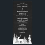 Chalkboard Reindeer Christmas Wedding Program Programme<br><div class="desc">Chalkboard Reindeer Christmas Wedding Program</div>