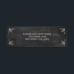Chalkboard Return Address Label<br><div class="desc">Chalkboard Return Address Label. See all rest of the matching pieces in this collection. Write to me at mailme@mistyqe.com for quotes on other matching pieces or customisation requests.</div>