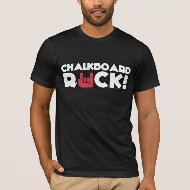 Chalkboard Rock T-Shirt (Front)