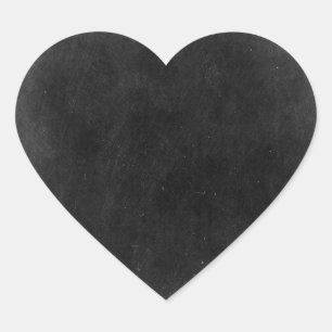 Chalkboard Rustic Shabby Cottage Chic Boutique Heart Sticker